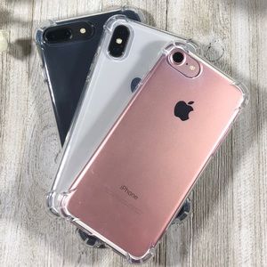 iPhone Xs/X/8+/7+/8/7 Clear Thin Minimalist Case